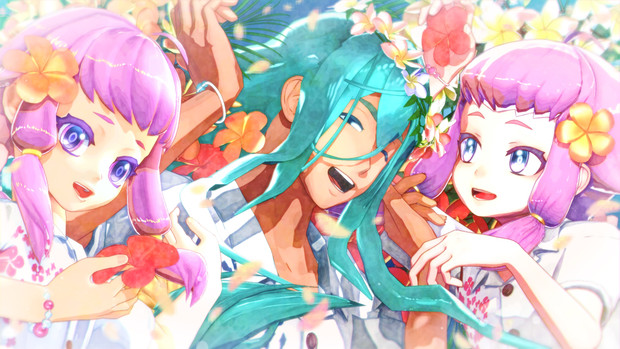 琉球刀とプルメリア Gkprrr さんのイラスト ニコニコ静画 イラスト