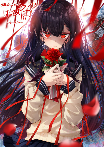 黒髪少女 Commission くるせらー 1日目そ02b さんのイラスト ニコニコ静画 イラスト