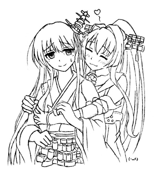 抱きつき バキシム W さんのイラスト ニコニコ静画 イラスト