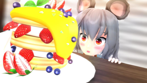 夏mmdふぇすと展覧会 チーズソースパンケーキ ポラリスター さんのイラスト ニコニコ静画 イラスト