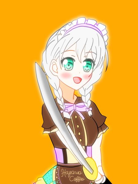 ブシドーメイド イヴちゃん 絵描きの冒険者katosan さんのイラスト ニコニコ静画 イラスト