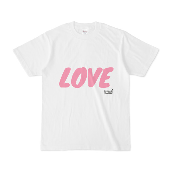 Tシャツ ホワイト 文字研究所 Love Pink さんのイラスト ニコニコ静画 イラスト