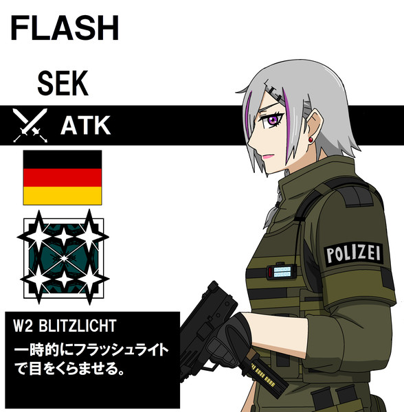 R6s オリキャラ フラッシュ Zero さんのイラスト ニコニコ静画 イラスト