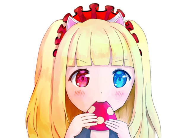 琵琶 まつたけ を齧る小鳥遊エル さかなり さんのイラスト ニコニコ静画 イラスト
