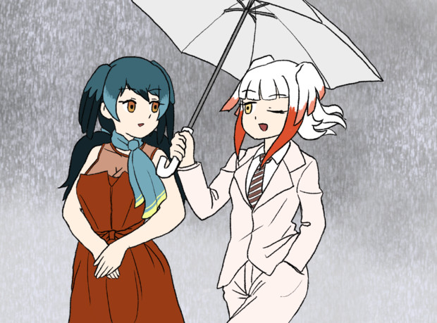 相合傘 杏仁豆腐 さんのイラスト ニコニコ静画 イラスト