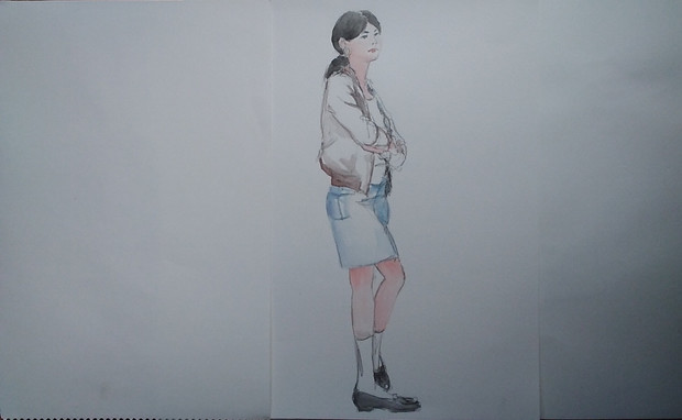 人物クロッキー帳 0062 リヱ子 さんのイラスト ニコニコ静画 イラスト
