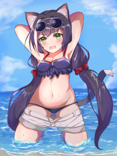 水着キャルちゃん さば味噌 さんのイラスト ニコニコ静画 イラスト
