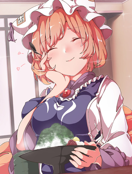 かっこいい かき氷 食べる イラスト