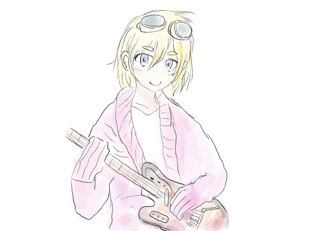 Listeners リスナーズのニルがギターを弾いてドヤる絵 すがちゃんねる 裏 さんのイラスト ニコニコ静画 イラスト