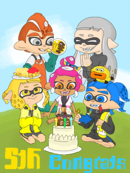 スプラトゥーン5周年イラスト マーティンパジェット さんのイラスト ニコニコ静画 イラスト