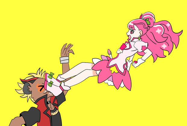 バテテモーダにグレースキックがクリーンヒット 絵描きの冒険者katosan さんのイラスト ニコニコ静画 イラスト