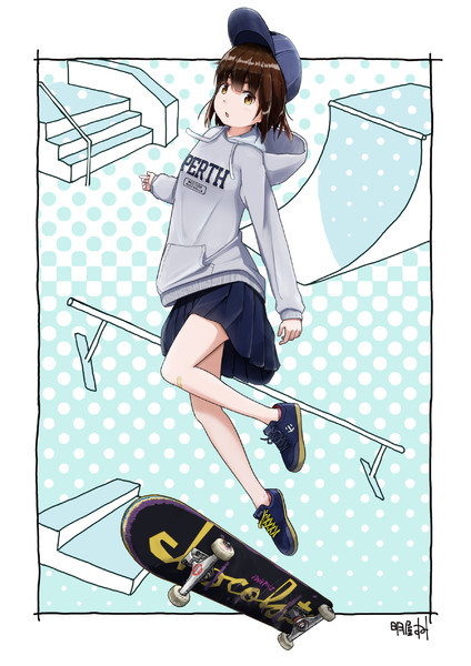 Sk8 Girl 明屋すみ さんのイラスト ニコニコ静画 イラスト