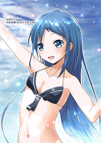 五月雨 水着mode 火産霊神 さんのイラスト ニコニコ静画 イラスト