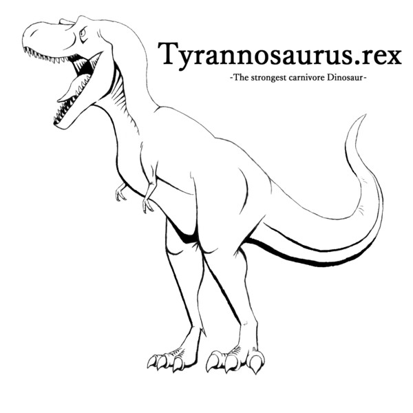 Tyrannosaurus習作 ティラノサウルス類 さんのイラスト ニコニコ静画 イラスト
