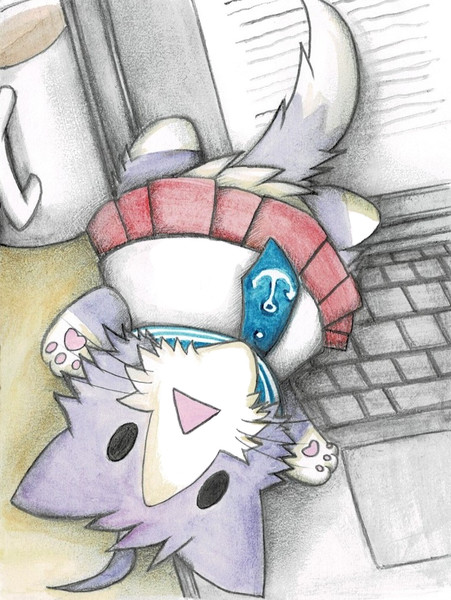 提督の邪魔をする酒匂猫 パスワード さんのイラスト ニコニコ静画 イラスト