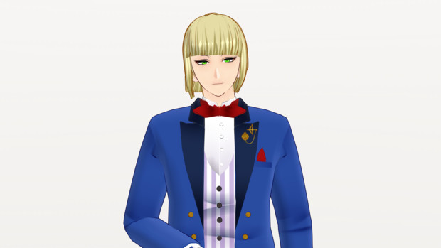 Mmdツイステ マリッジ衣装ルーク Mmdモデル配布 ありた葵 さんのイラスト ニコニコ静画 イラスト