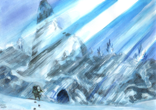 ゼノブレイド 背景 ヴァラク雪山 Momomoxeno さんのイラスト ニコニコ静画 イラスト