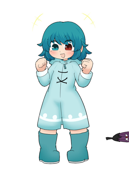 レインコート小傘ちゃん ｒｏｔｏｎ さんのイラスト ニコニコ静画 イラスト