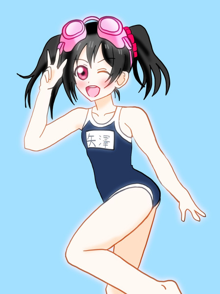 スクール水着にこちゃん 絵描きの冒険者katosan さんのイラスト ニコニコ静画 イラスト