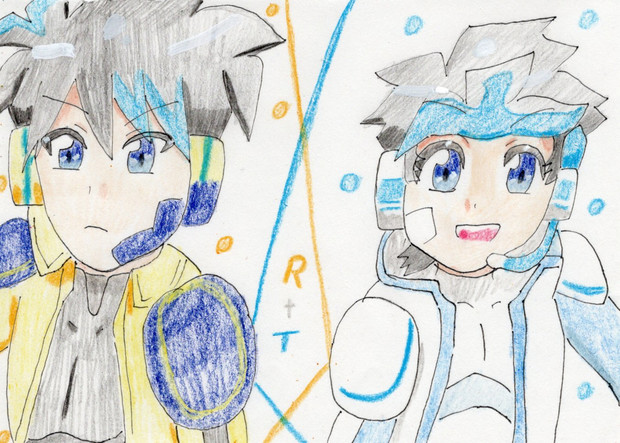 背中を預けて共に戦う兄と弟 雪風 さんのイラスト ニコニコ静画 イラスト
