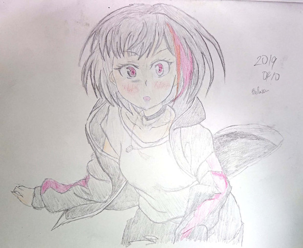 バンドリ 美竹蘭 おたおめイラスト ベルーガ P さんのイラスト ニコニコ静画 イラスト