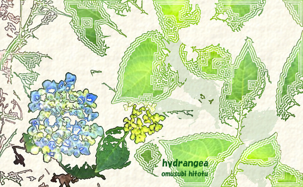 紫陽花 写真加工 線画 彩 おむ095 Omusubi Hitotu さんのイラスト ニコニコ静画 イラスト