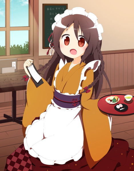 和風メイド服 千羽チドリ さんのイラスト ニコニコ静画 イラスト