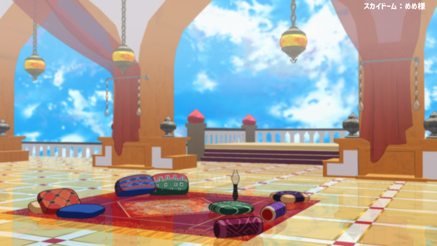 Mmd スカラビア寮っぽいステージ ステージ配布 ゆき さんのイラスト ニコニコ静画 イラスト