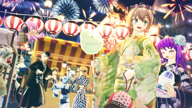 エルフの里の花火大会 シーダ さんのイラスト ニコニコ静画 イラスト