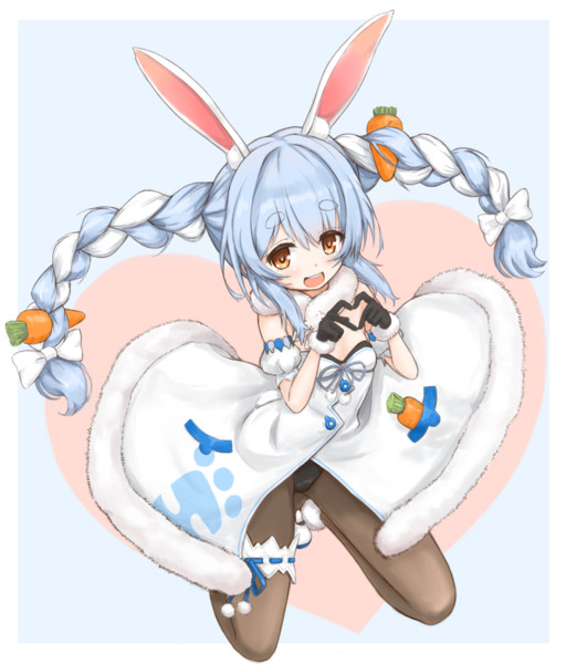 ぺこ イラスト 兎田 ら