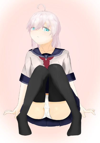 体育座り しろの さんのイラスト ニコニコ静画 イラスト