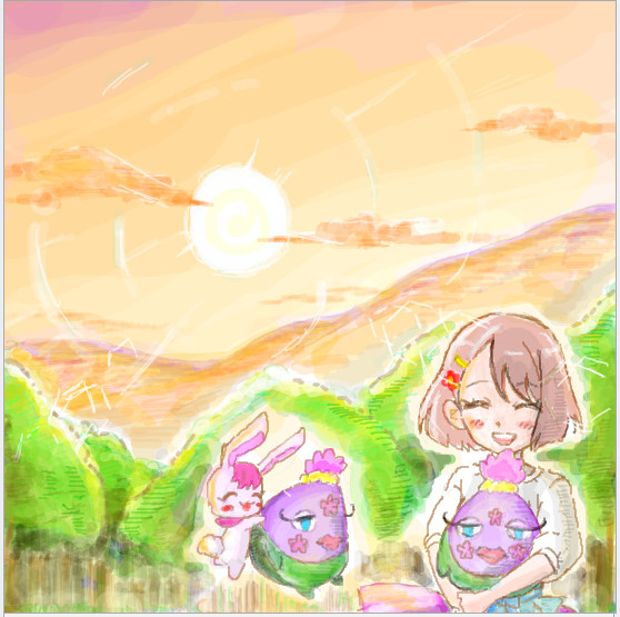 ピクトセンスでのどかとラビリンとラベンダルマ カカーオ さんのイラスト ニコニコ静画 イラスト