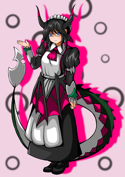 ドラゴンメイド・ハスキー / タジ さんのイラスト - ニコニコ静