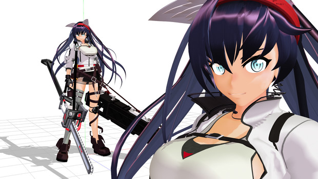 Mmdブレイズver2 0配布してます 毒島真琴 ワルサーp 38 さんのイラスト ニコニコ静画 イラスト
