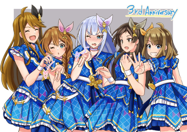 祝ミリシタ3周年 Sss さんのイラスト ニコニコ静画 イラスト