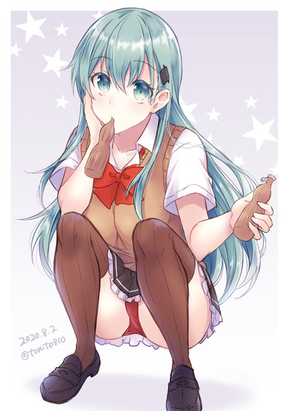 提督もパピコ食べる 南瓜とるて さんのイラスト ニコニコ静画 イラスト