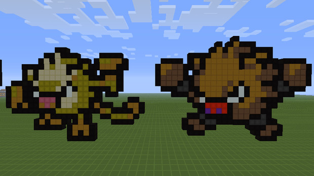 Minecraft マンキー オコリザル リンクｋ さんのイラスト ニコニコ静画 イラスト