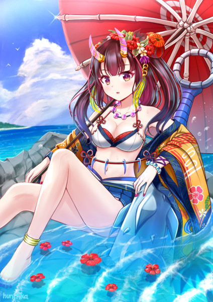 水着鬼姫 ふにちか さんのイラスト ニコニコ静画 イラスト