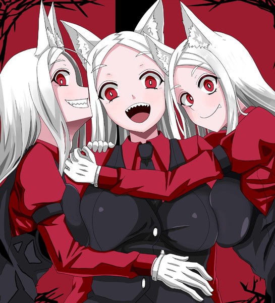 三つ子悪魔のケルベロス ラック 絵描きの方 さんのイラスト ニコニコ静画 イラスト