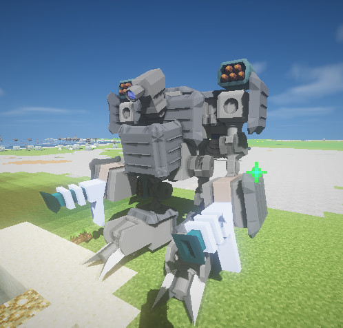 #Minecraft ポン付けパーツロボット #JointBlock