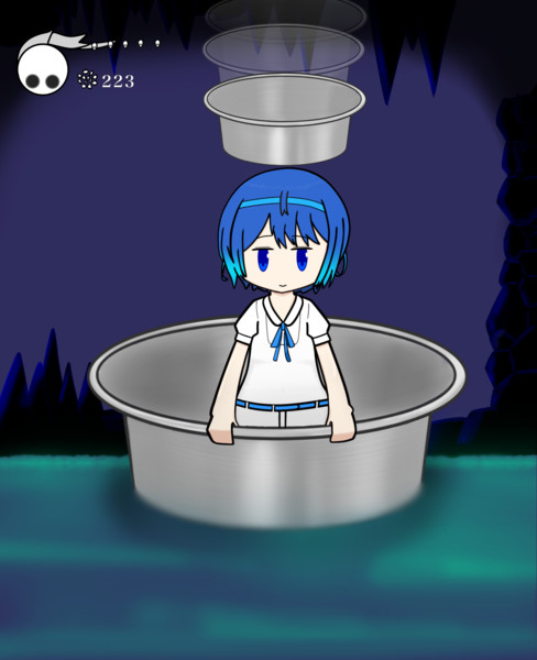 たらいに立ち向かうつづみちゃん Rybis さんのイラスト ニコニコ静画 イラスト