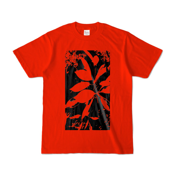 Tシャツ | レッド | Origin_Leaf