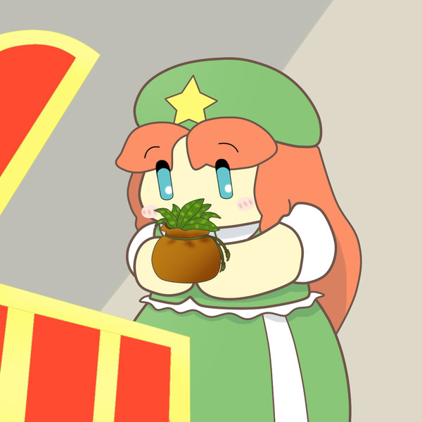宝箱から1個だけ出てきた薬草を手に入れた美鈴 Chai さんのイラスト ニコニコ静画 イラスト