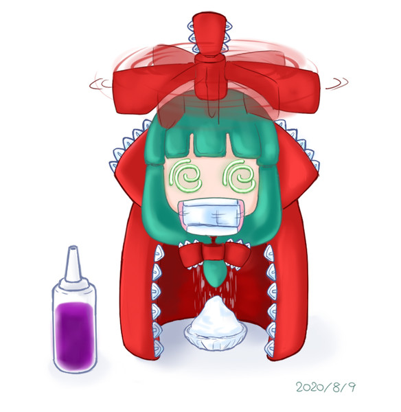 かき氷機 雛モデル にとり製 秘廻りん 右腕リハリビ中 さんのイラスト ニコニコ静画 イラスト