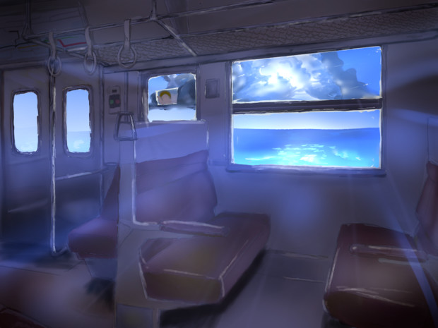 海の見える車窓 ゲスト さんのイラスト ニコニコ静画 イラスト