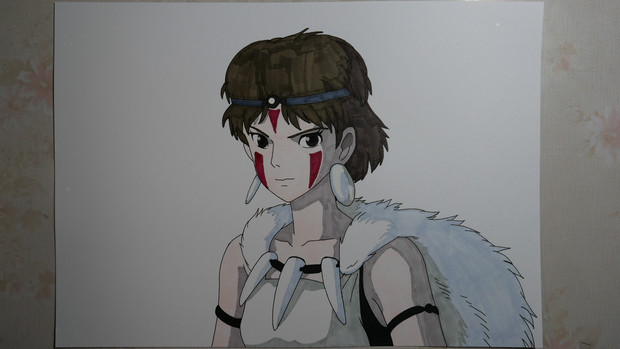もののけ姫 サン描いてみた 愛知アニメーション さんのイラスト ニコニコ静画 イラスト