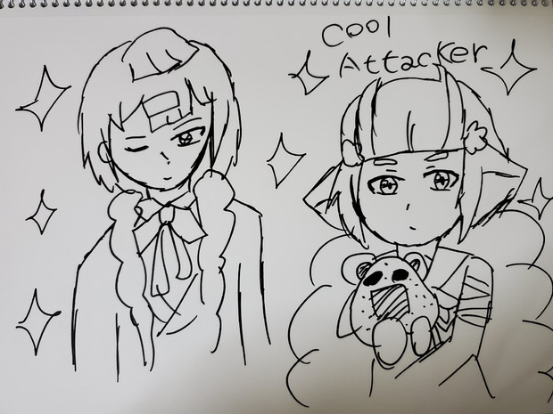 テーマok リアタイ お題 アタッカー エル さんのイラスト ニコニコ静画 イラスト