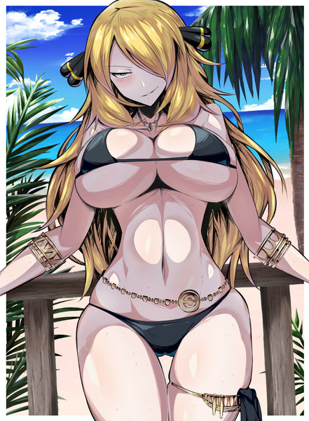 水着シロナ しむれ さんのイラスト ニコニコ静画 イラスト