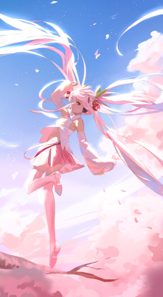 桜ミク Dabi さんのイラスト ニコニコ静画 イラスト