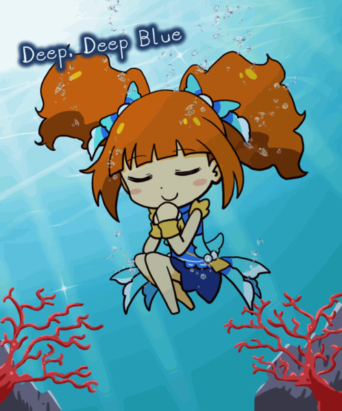 GIFアニメ 『Deep, Deep Blue』